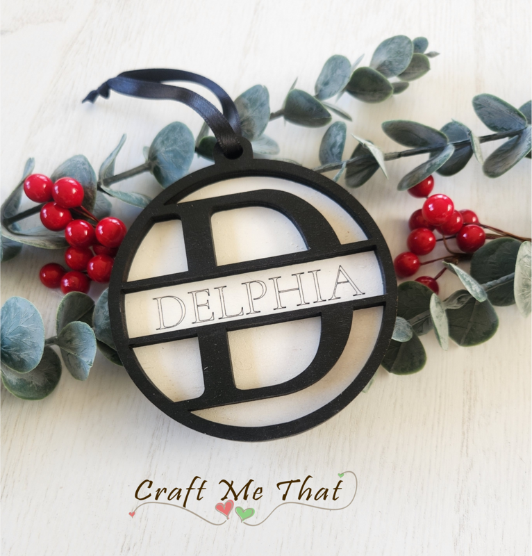 Family Name Christmas Ornament