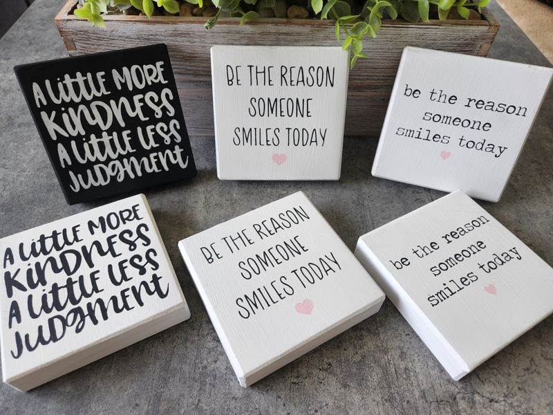 Kindness Self Standing Signs