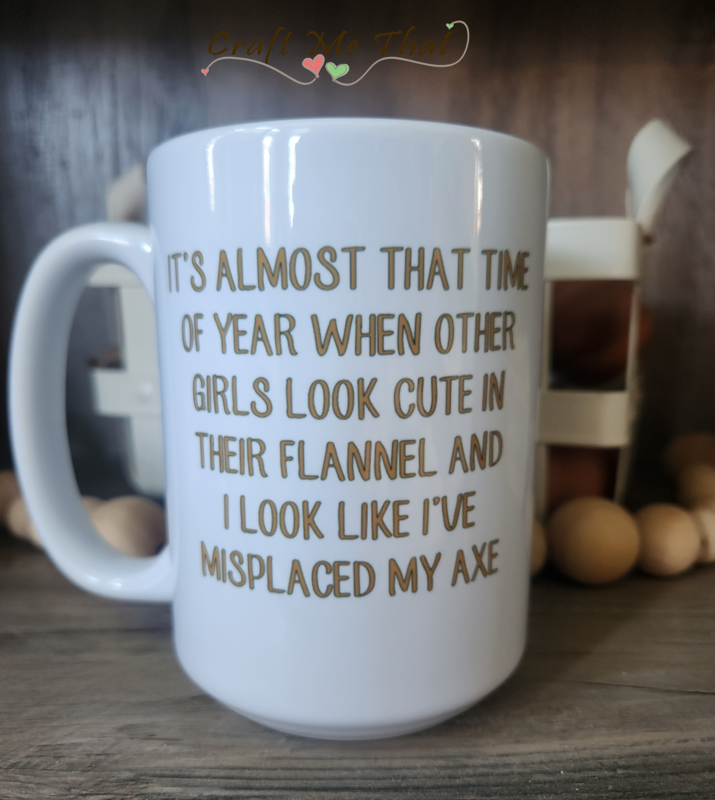 Snarky Fall Girl Mug