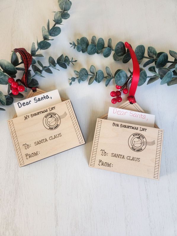 Letter to Santa Envelope Ornament
