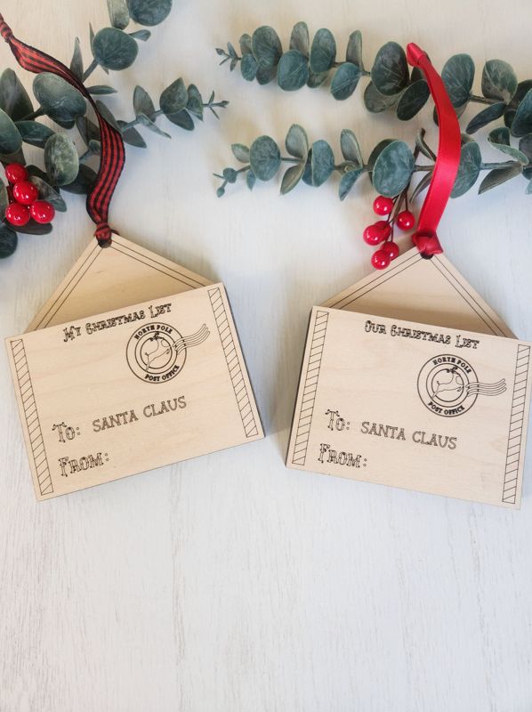 Letter to Santa Envelope Ornament