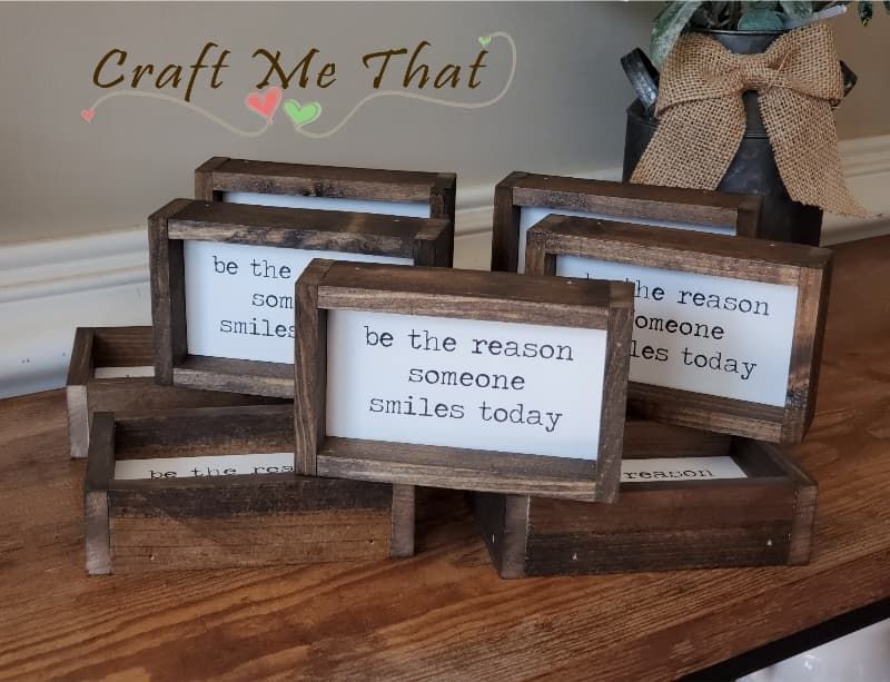 Be The Reason Someone Smiles Today mini sign
