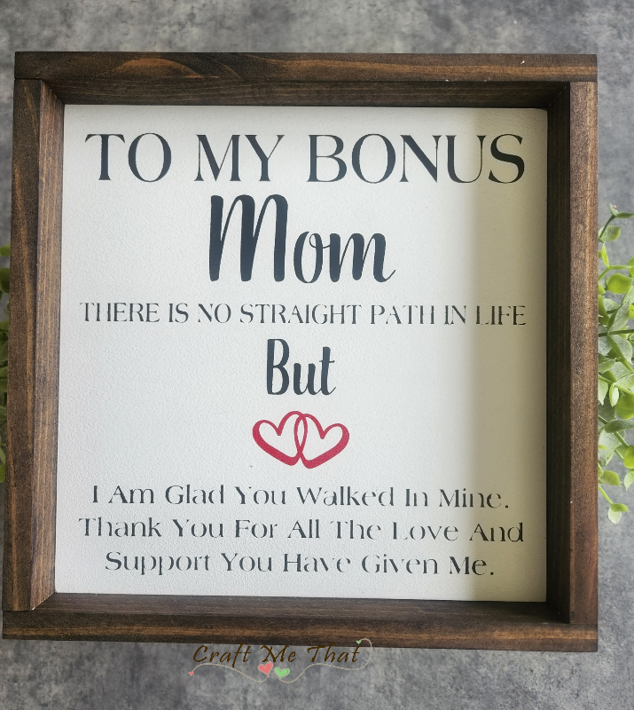To My Bonus Mom