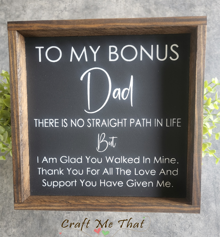 To My Bonus Dad