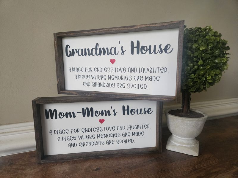 Where Grandkids are Spoiled Sign