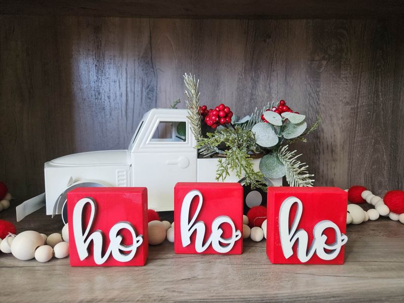 Ho Ho Ho Sign Set