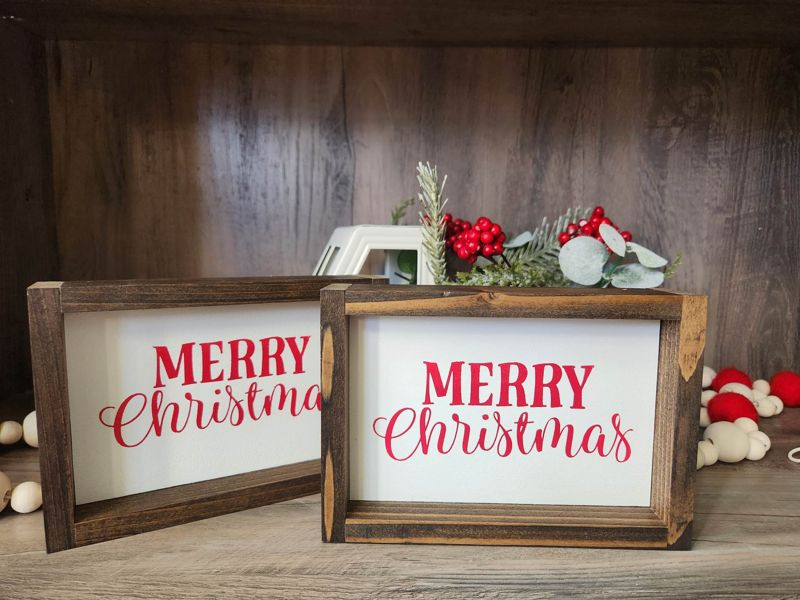Merry Christmas, script text