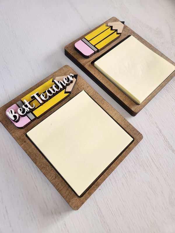 Teacher Sticky Note Holder
