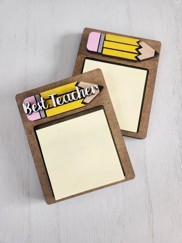 Teacher Sticky Note Holder