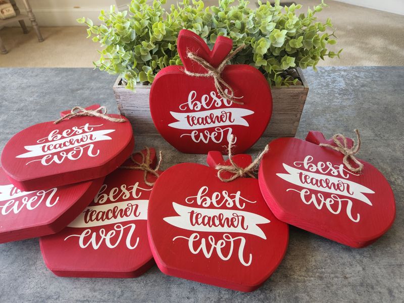 Free Standing Apple Sign