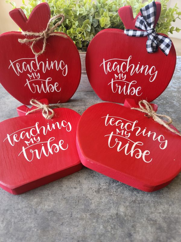 Free Standing Apple Sign