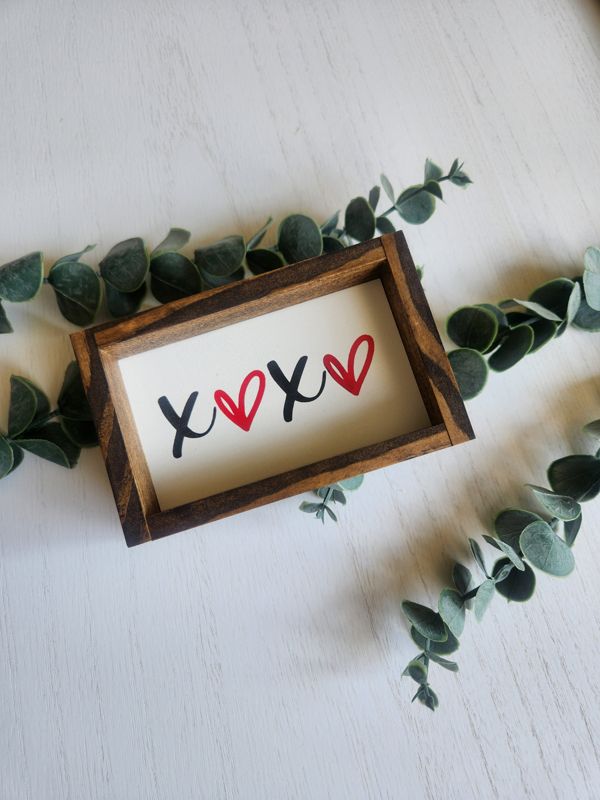 XOXO Framed Sign