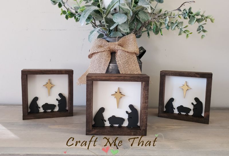 Nativity 3D Sign