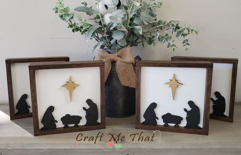 Nativity 3D Sign