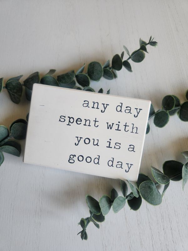 Any Day Spent With You - WHITE