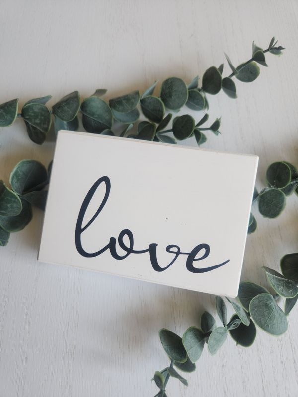 Love, Unframed - WHITE