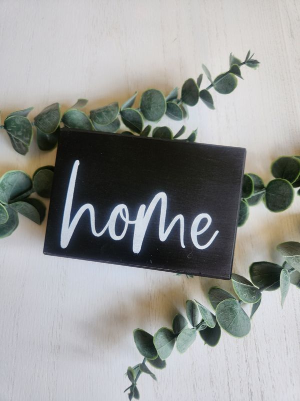 HOME, Unframed, BLACK