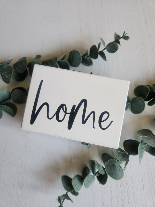 Home, Unframed, WHITE