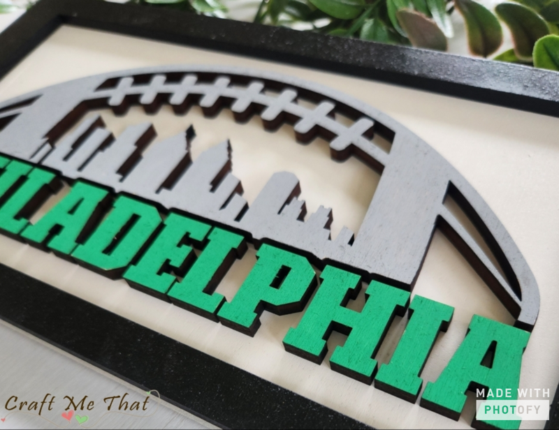 Philadelphia Football Skyline