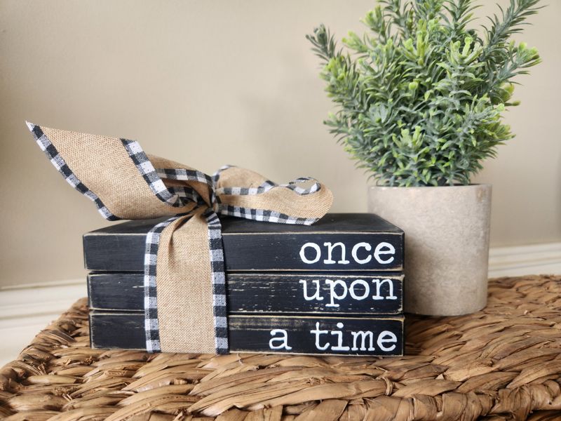 Once Upon A Time Book Stack