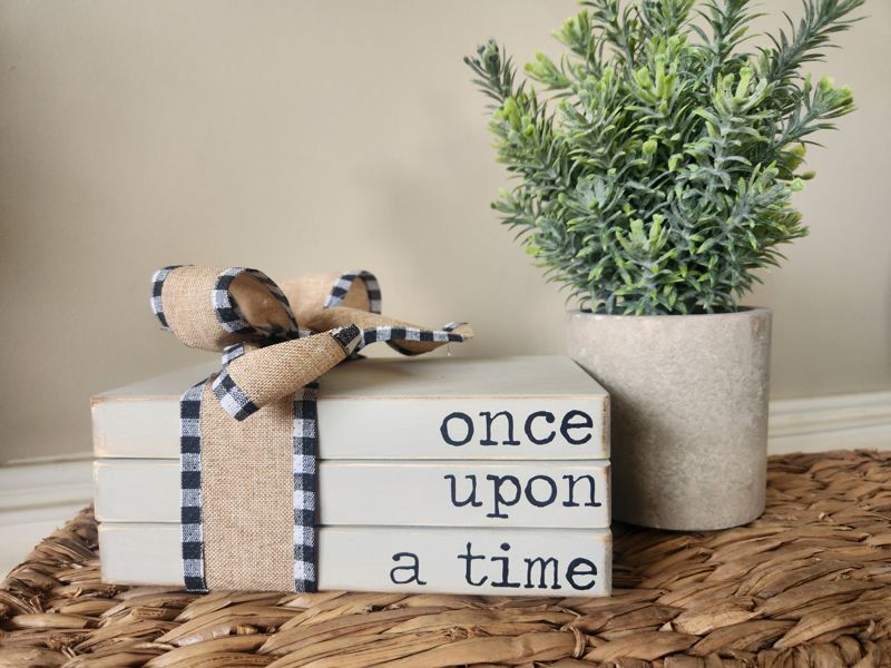 Once Upon A Time Book Stack