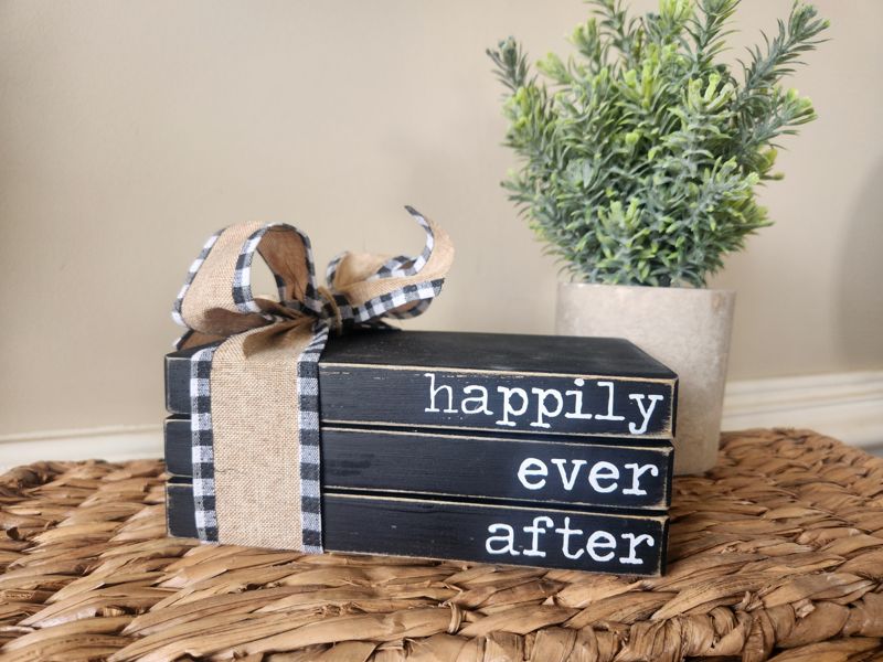 Happily Ever After Book Stack