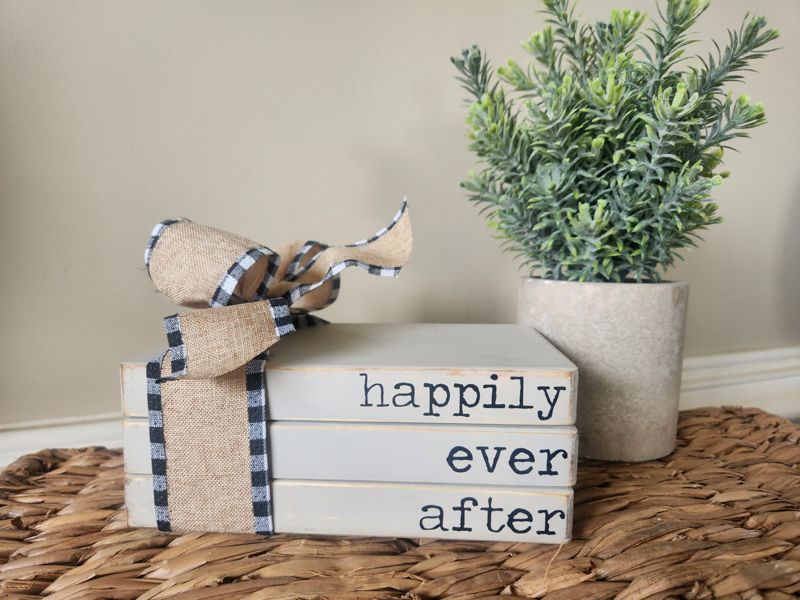 Happily Ever After Book Stack