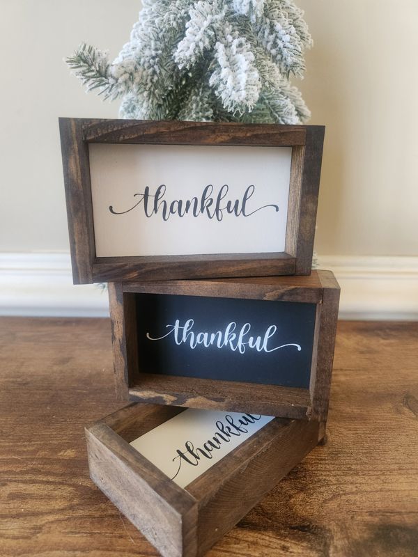 Thankful Mini Sign