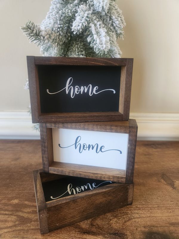 Home Mini Sign