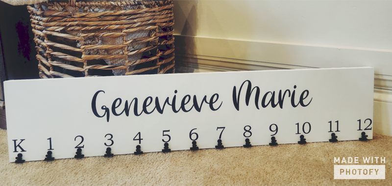 School Photo Display Sign