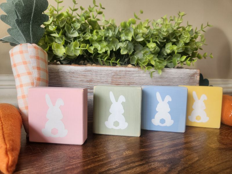 Floppy Ear Bunny Mini Sign