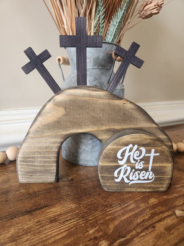 He Is Risen Tomb