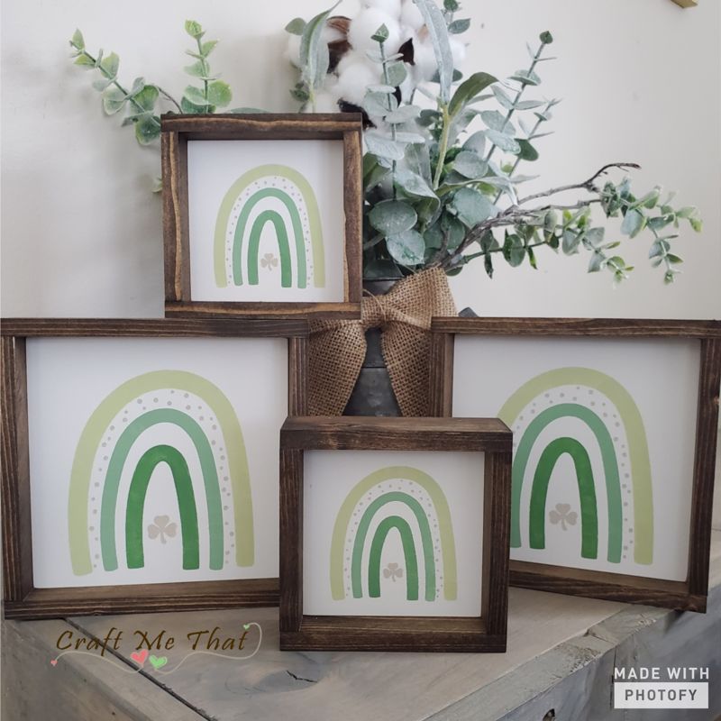 Shamrock Rainbow Sign