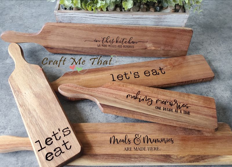 Paddle Style Serving Board