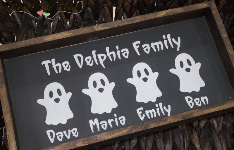 Ghost Family Sign