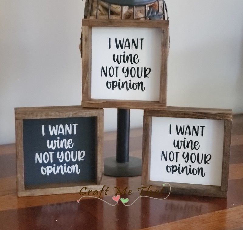 I Want Wine, Not Your Opinion