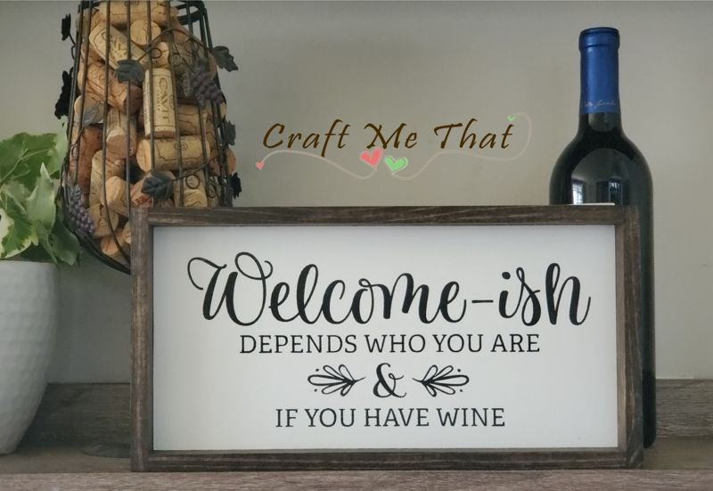 Welcome-ish/Wine