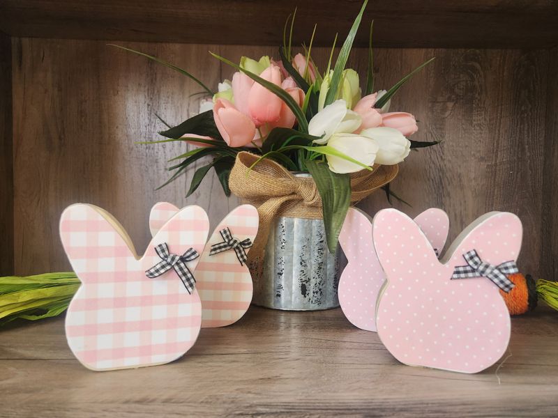 Bunny Face Decor - Patterned Design