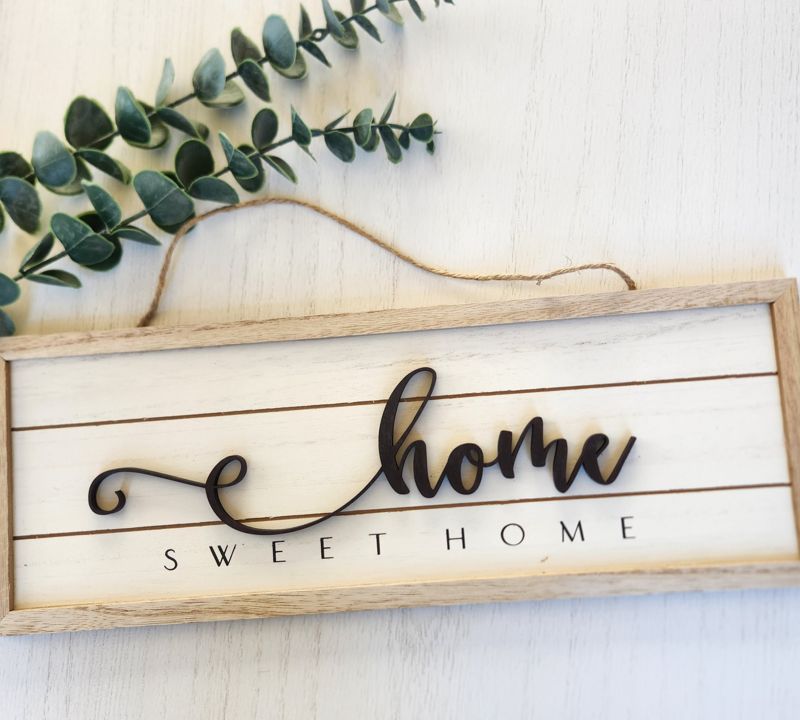 Home Sweet Home 3D Sign