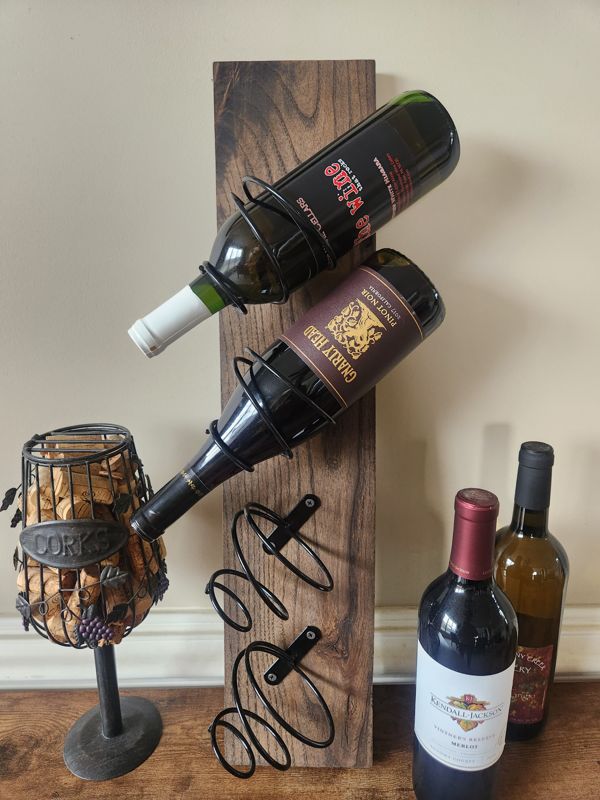 Wine Bottle Holder - Wall Mounted