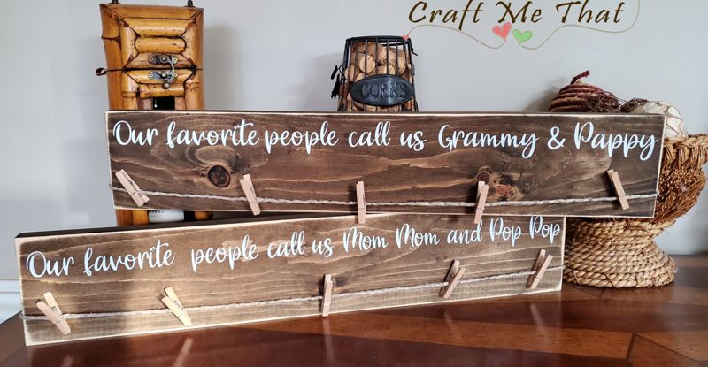 Grandparent's Photo Holder