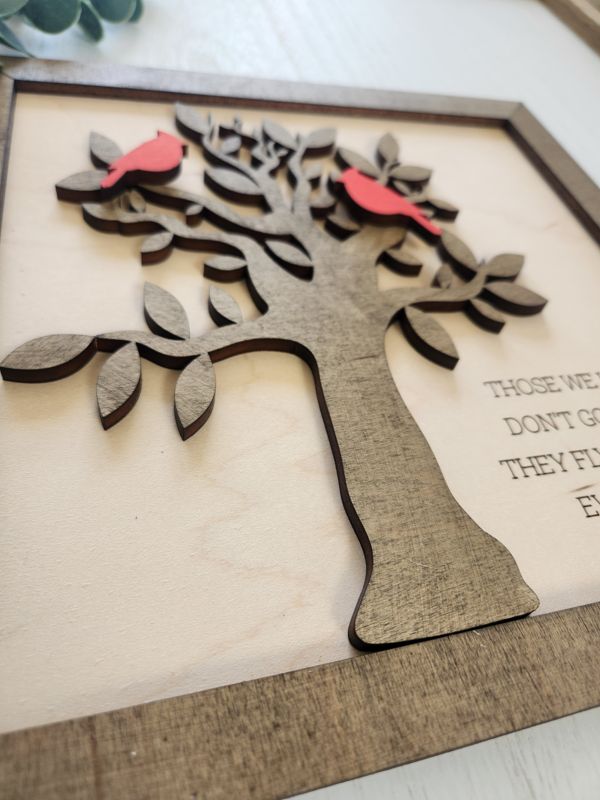 Those We Love Don't Go Away - Sympathy, Memorial Sign