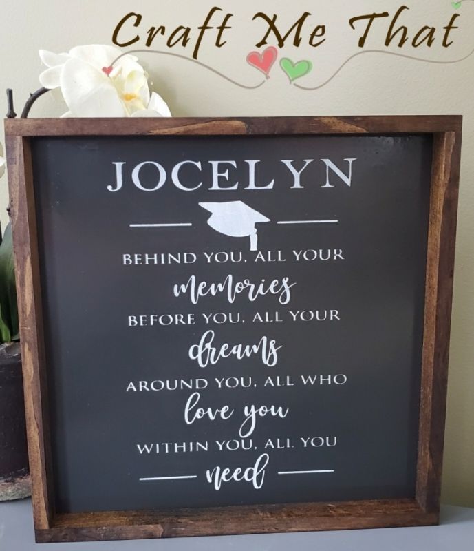Graduation Sign with Cap