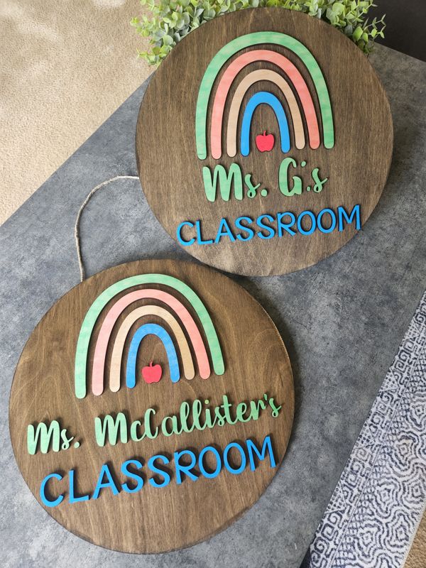 Teacher Name Sign