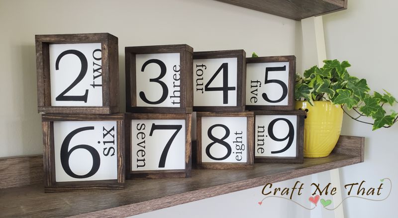 Family Number Sign