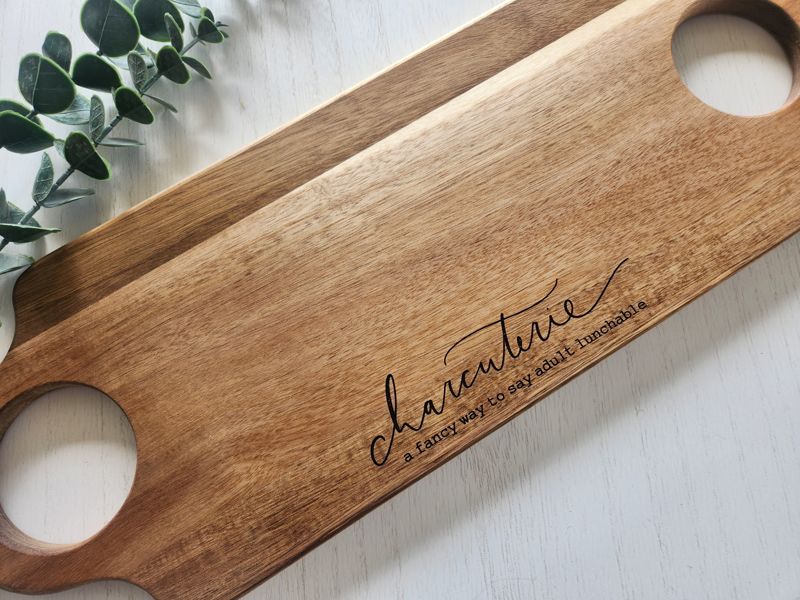 2 Handle Charcuterie Board