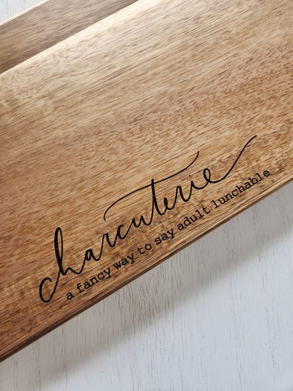 2 Handle Charcuterie Board