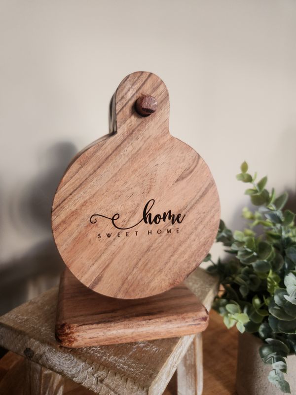 Wood Coaster Set - Home Sweet Home