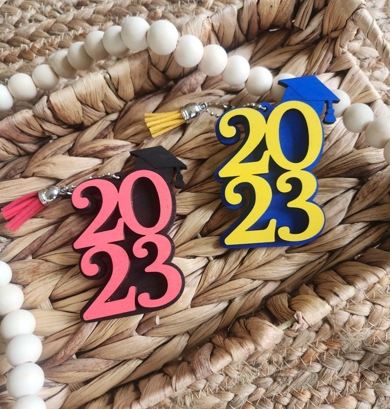 Graduation Keychains - CURRENT YEAR WILL BE DESIGN