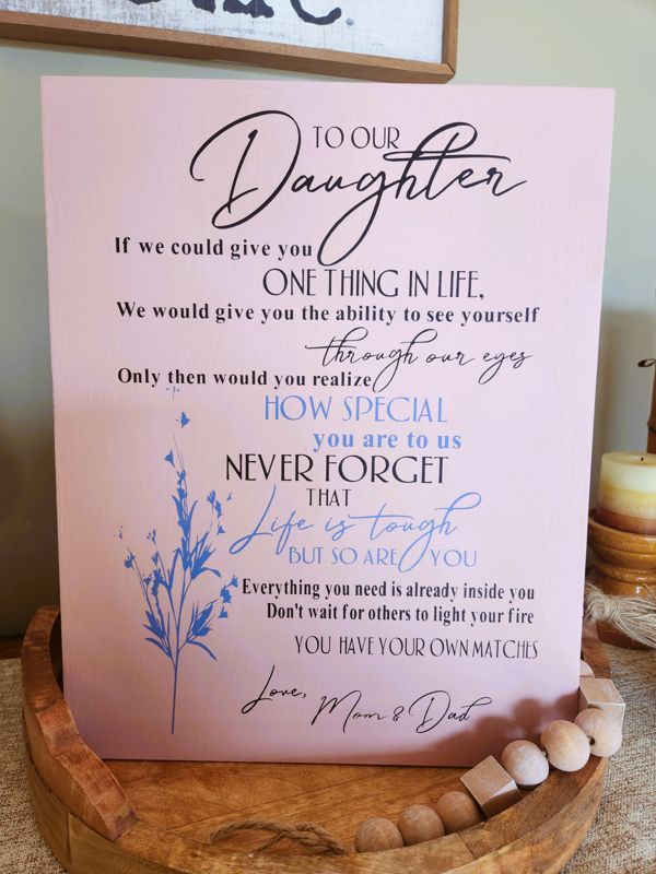 Daughter Sign